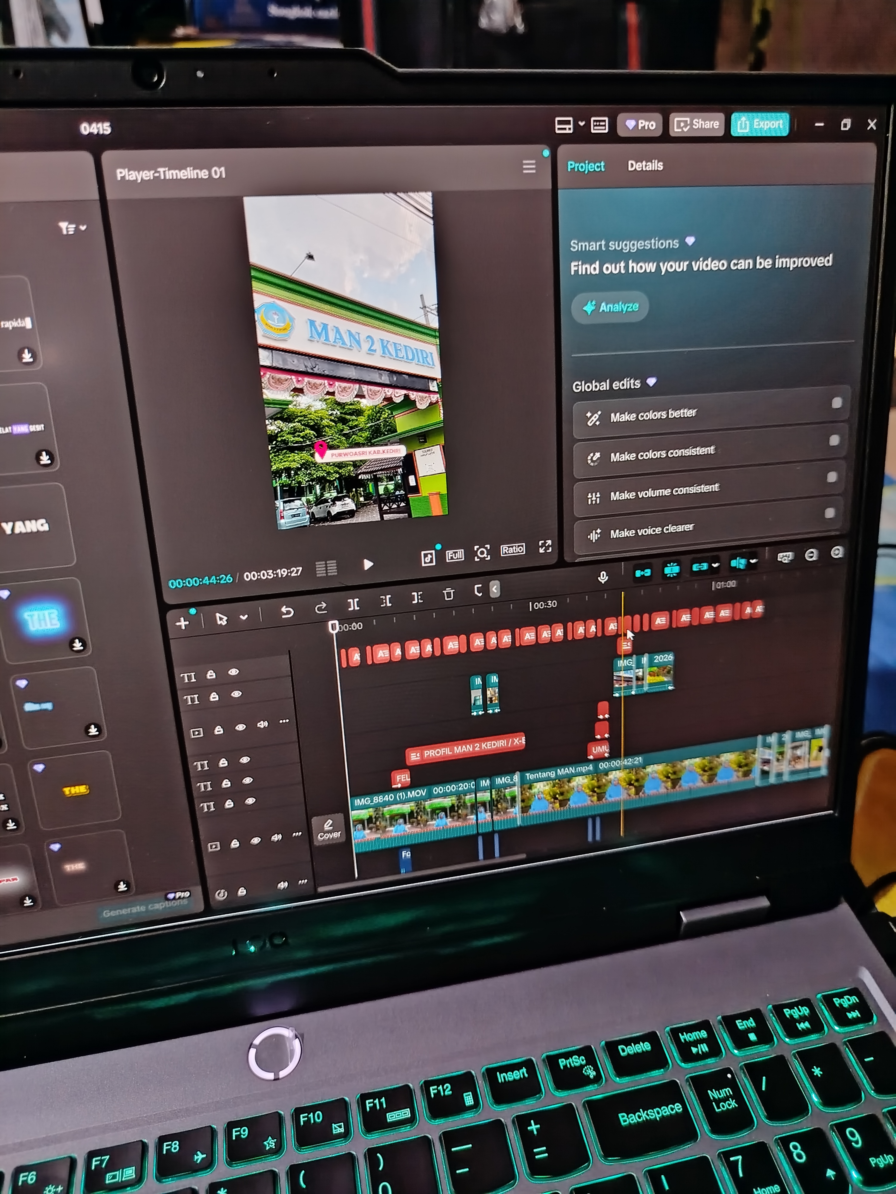 Editing